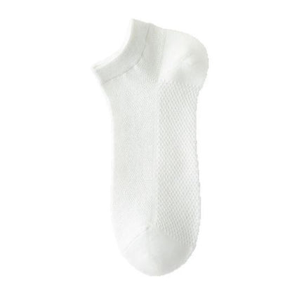 Thin Breathable Sweat-absorbent Mesh Cotton Ankle Socks(5 Pairs) - image 6