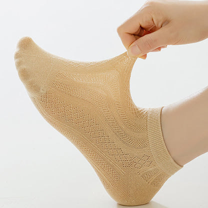 Breathable Lightweight Delicate Mesh Ankle Socks(10 Pairs)