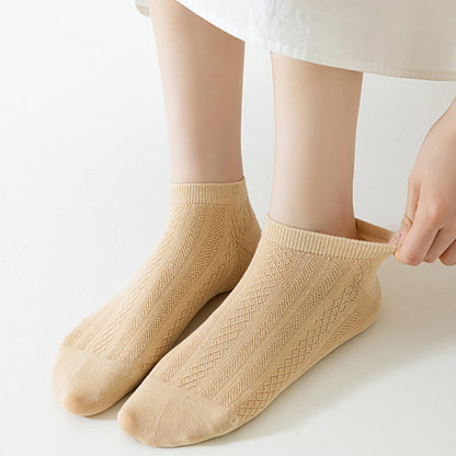 Breathable Lightweight Delicate Mesh Ankle Socks(10 Pairs)