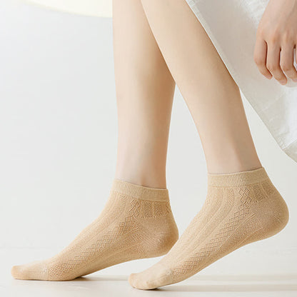 Breathable Lightweight Delicate Mesh Ankle Socks(10 Pairs)