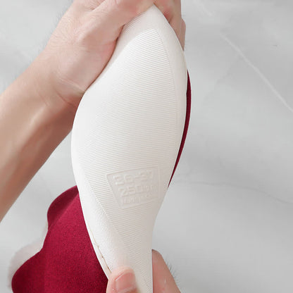 Solid Color High Top Warm Slippers - image 11