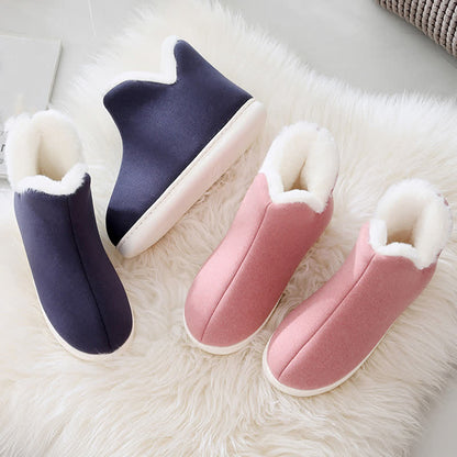 Solid Color High Top Warm Slippers - image 6