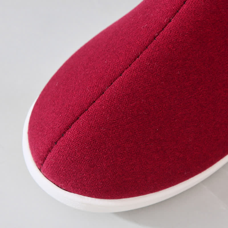 Solid Color High Top Warm Slippers - image 12