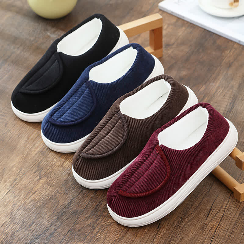 Plus Size Non-Slip Velcro Warm Slippers - image 3