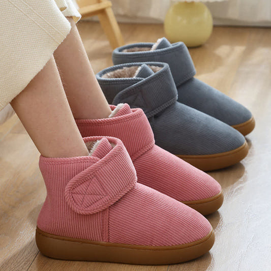 Velcro High Top Warm Indoor Slippers - image 1