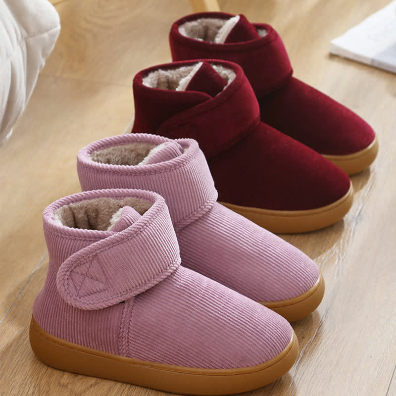 Velcro High Top Warm Indoor Slippers - image 3