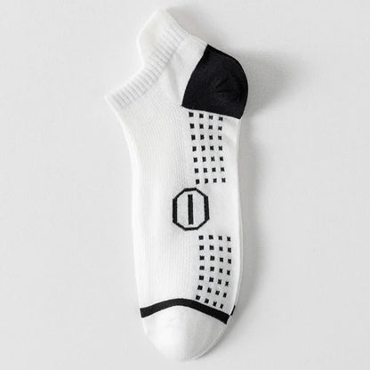 Plus Size Cotton High Elastic Ankle Compression Socks(5 Pairs)