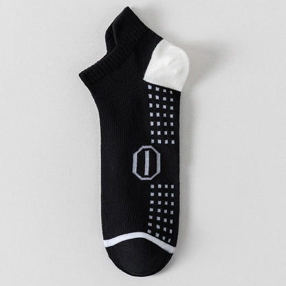 Plus Size Cotton High Elastic Ankle Compression Socks(5 Pairs)