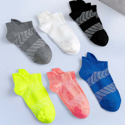 Breathable Workout Ankle Compression Socks(6 Pairs) - Multicolor - EU36-44(US4-10) - image 1
