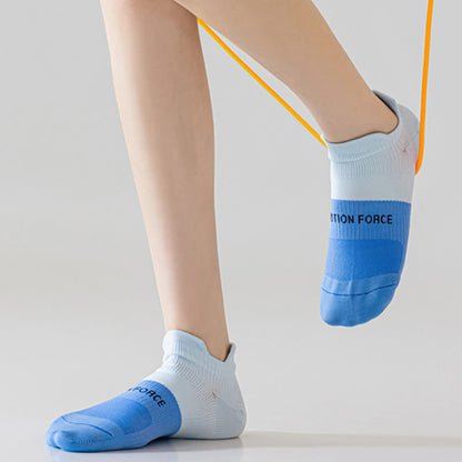 Color Block Letter Print Ankle Compression Socks(8 Pairs) - image 3
