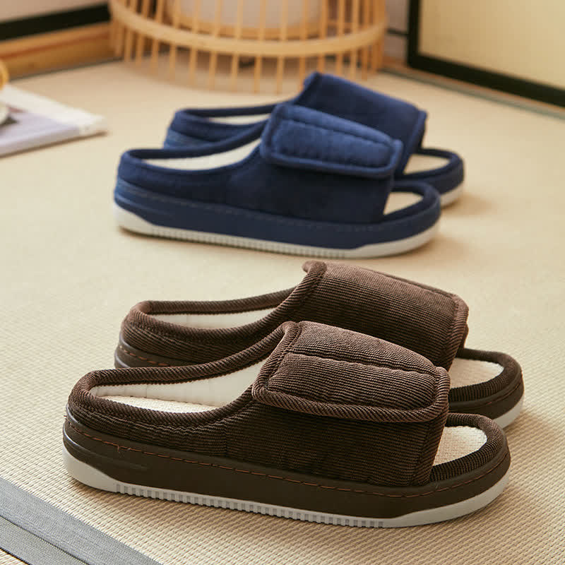 Plus Size Easy On Velcro Non-slip Slippers - image 4