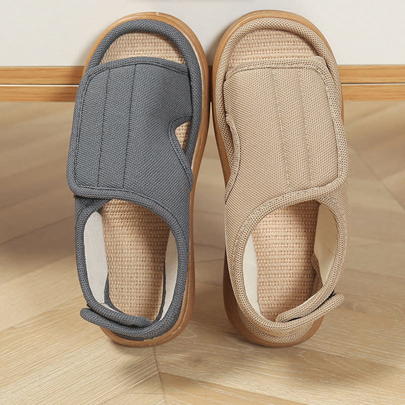 Plus Size Adjustable Easy On Non-slip Slippers - image 2
