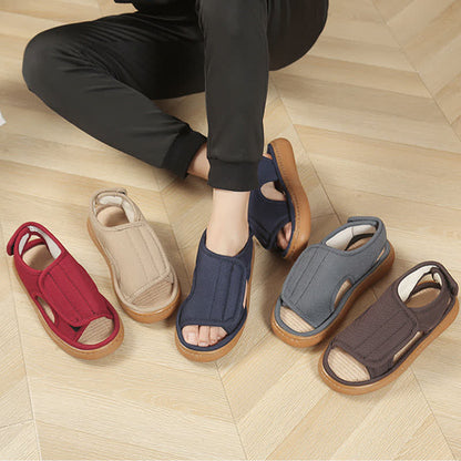 Plus Size Adjustable Easy On Non-slip Slippers - image 1