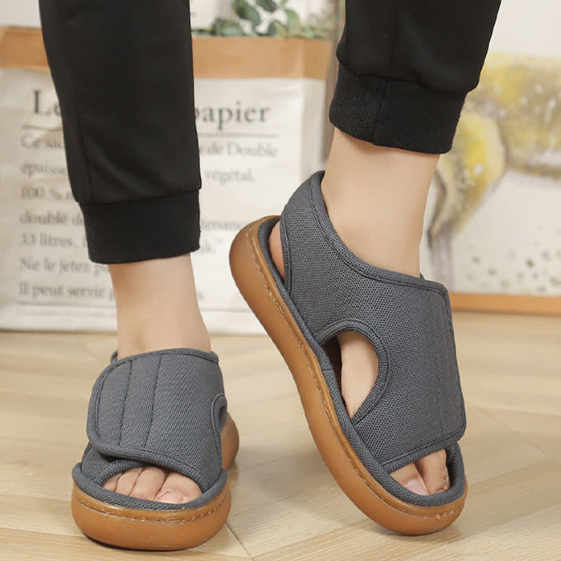 Plus Size Adjustable Easy On Non-slip Slippers - image 14