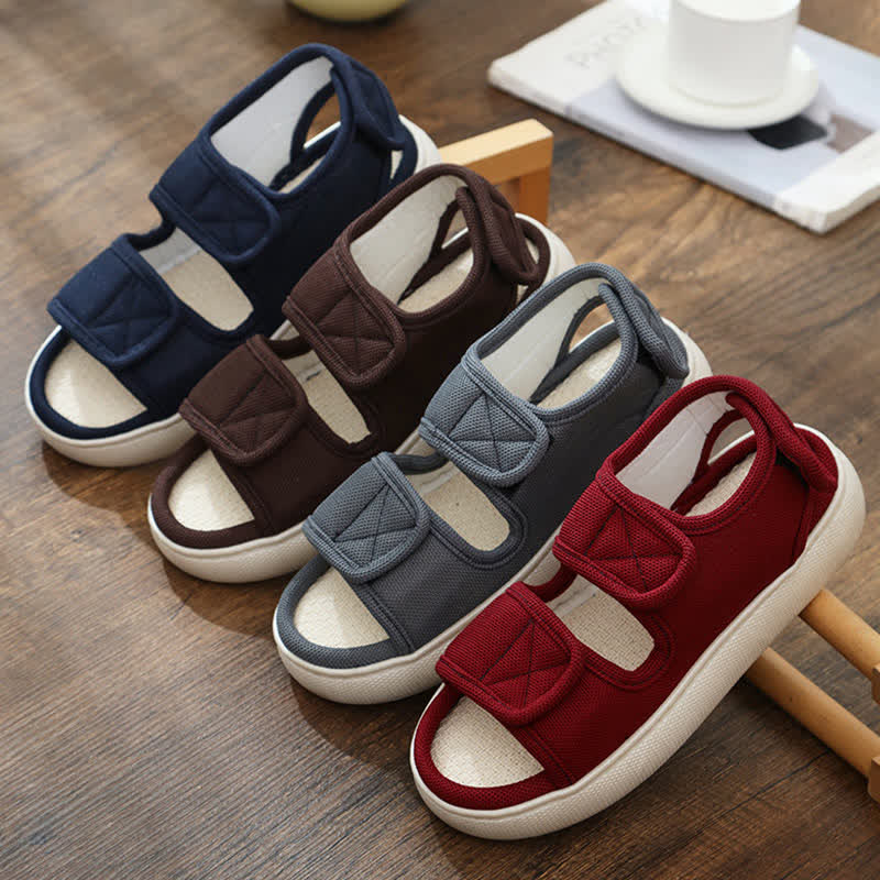 Plus Size Easy On Velcro Anti-slip Slippers - image 1