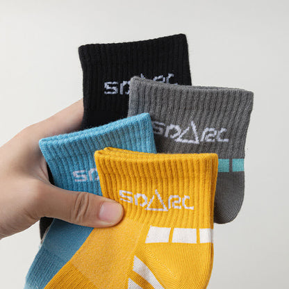 Thin Striped Sweat-wicking Mesh  Ankle Compression Socks(5 Pairs) - image 2