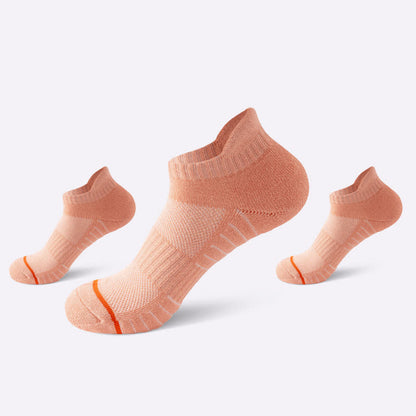 Sports Breathable Running   Ankle Compression Socks(5 Pairs) - Orange - EU36-41(US3-7.5) - image 5