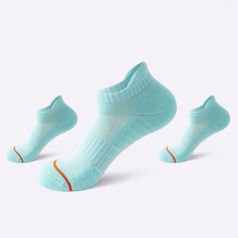Sports Breathable Running   Ankle Compression Socks(5 Pairs) - Blue - EU36-41(US3-7.5) - image 11