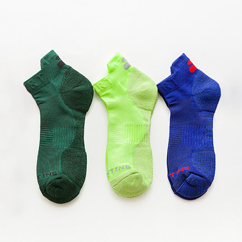 Cotton Sports Running Breathable  Ankle Compression Socks(3 Pairs) - Multicolor - EU40-44(US7-10) - image 1