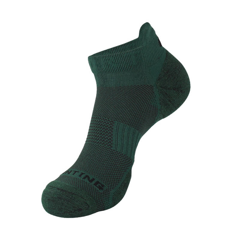 Cotton Sports Running Breathable  Ankle Compression Socks(3 Pairs) - Dark Green - EU40-44(US7-10) - image 9