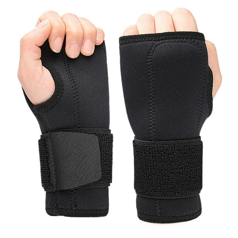 Adjustable Palm Wrap Compression Wrist Sleeve