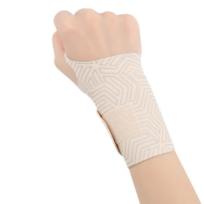 Stripe Print Ultra-Thin Wrist Sleeves - Nude - B - One Size - image 16