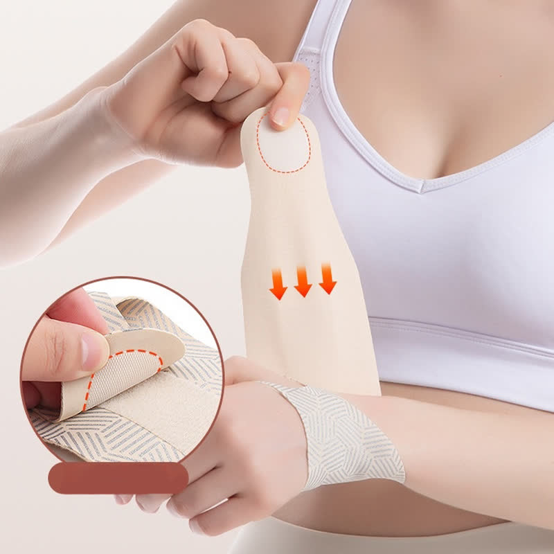 Stripe Print Ultra-Thin Wrist Sleeves - image 1