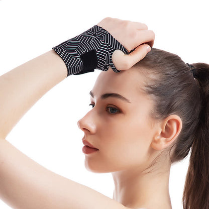 Stripe Print Ultra-Thin Wrist Sleeves - image 9