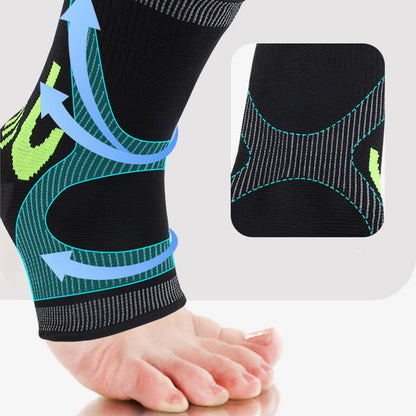 Striped Stretch Sports Knit Ankle Braces - image 2