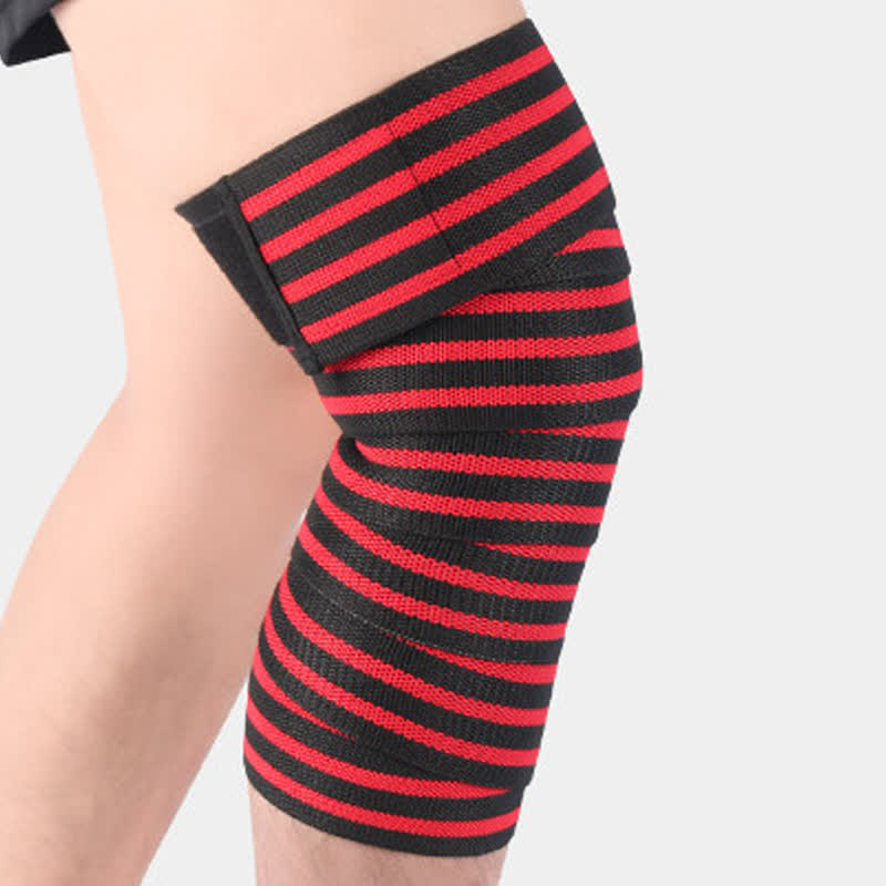 Elastic Wrap Adjustable Sports Knee Pads - image 4