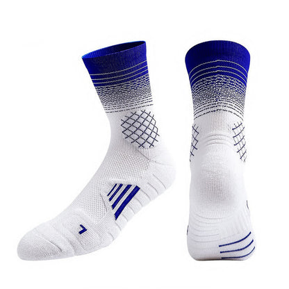 Gradient Sports Quarter Compression Socks(7 Pairs) - White&Dark Blue - EU37-45(US4-11) - image 7