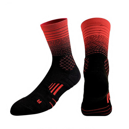 Gradient Sports Quarter Compression Socks(7 Pairs) - Black&Red - EU37-45(US4-11) - image 11