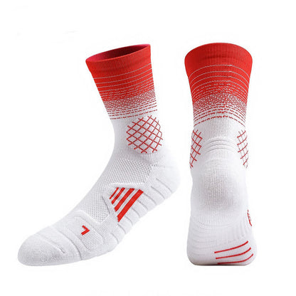 Gradient Sports Quarter Compression Socks(7 Pairs) - White&Red - EU37-45(US4-11) - image 9