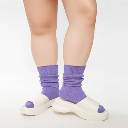 Mesh Breathable Quarter Socks - Purple - EU39-449US6-10) - image 8