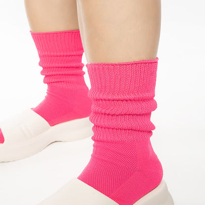 Plus Size Mesh Breathable Quarter Socks