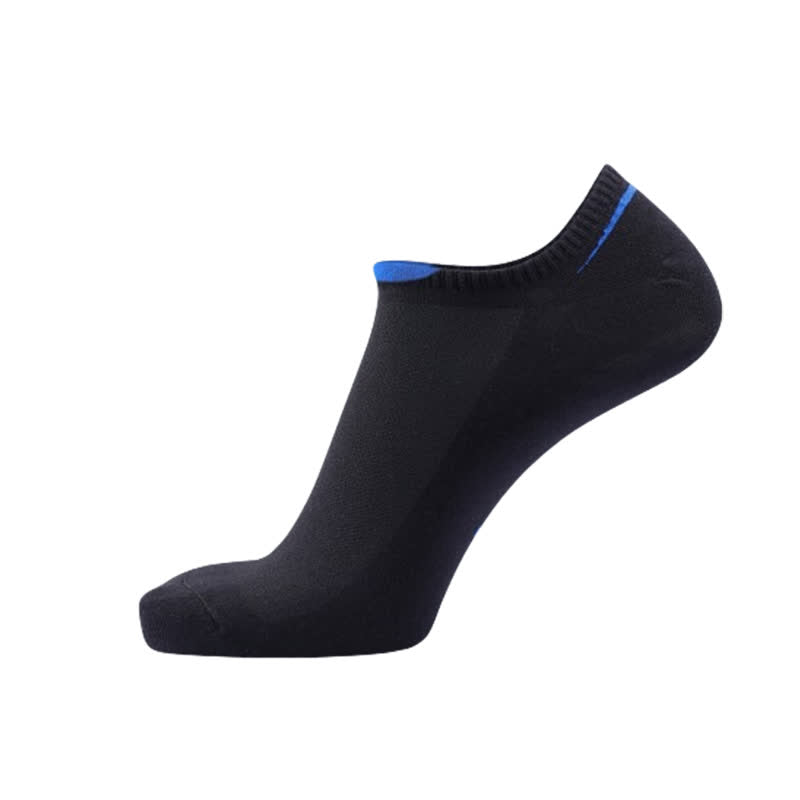 Thin Mesh No-show Socks(5 Pairs) - Black - EU43-50(US9-15) - image 7