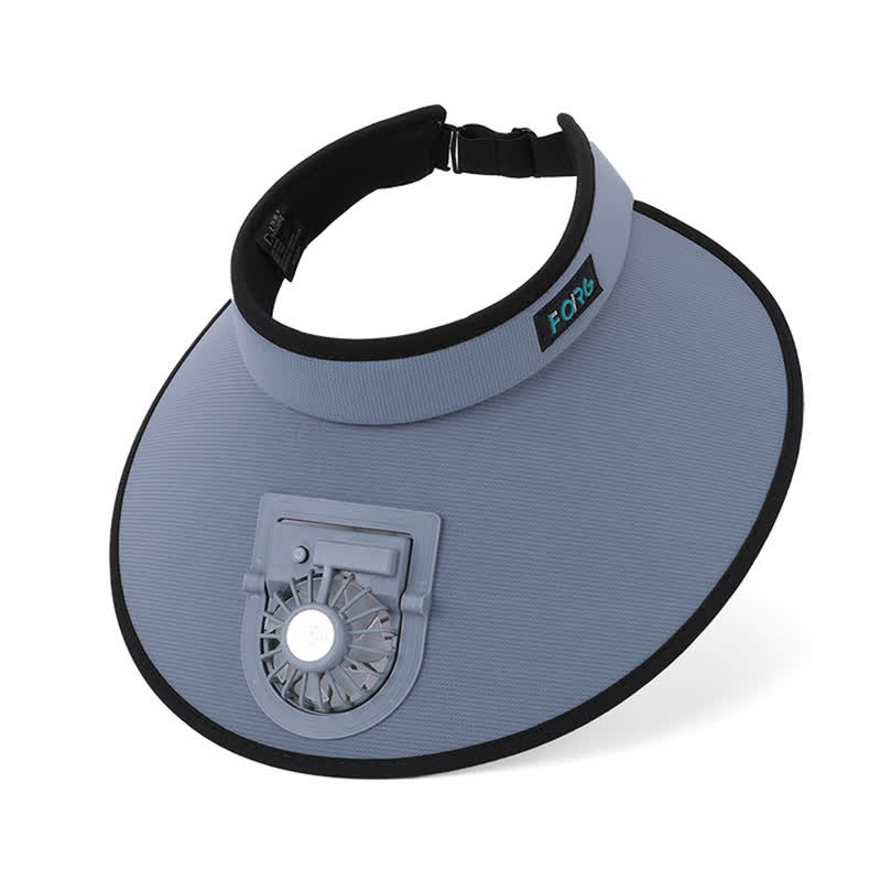 Outdoor Rechargeable Fan Visor Hat(2 Packs) - image 1
