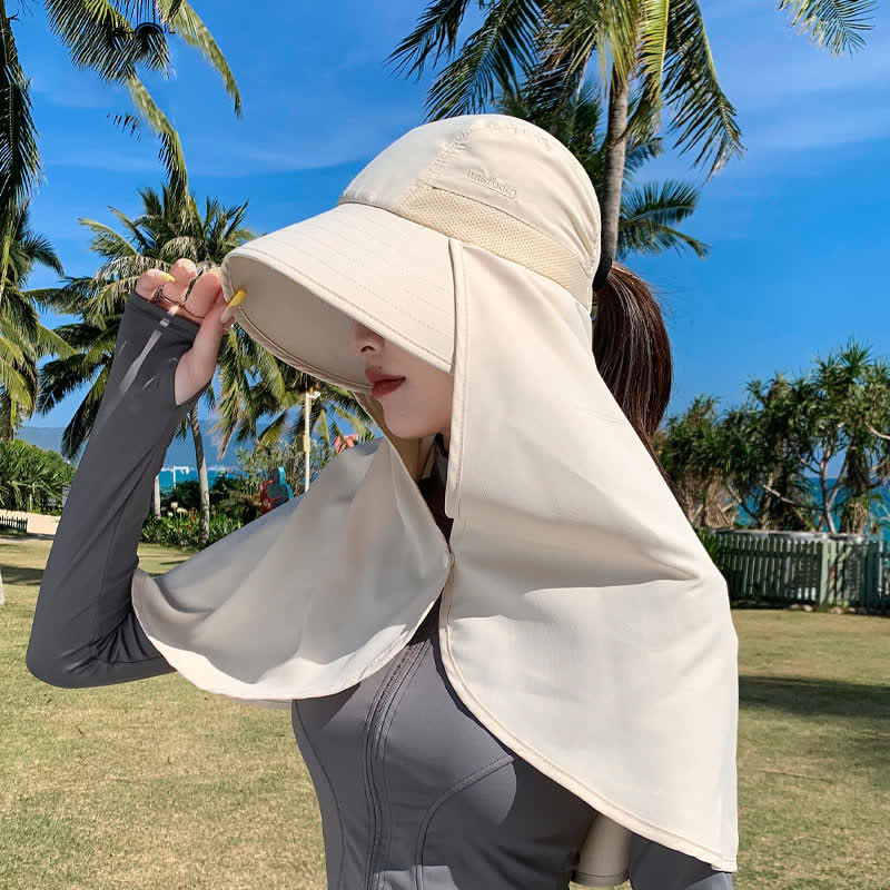 Wide Brim Waterproof Sun Hat with Neck Flap(2 Packs) - image 3