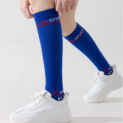 Geometric Pattern Compression Knee High Socks(4 Pairs)