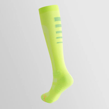 Irregular Stripe Compression Knee High Socks(6 Pairs)