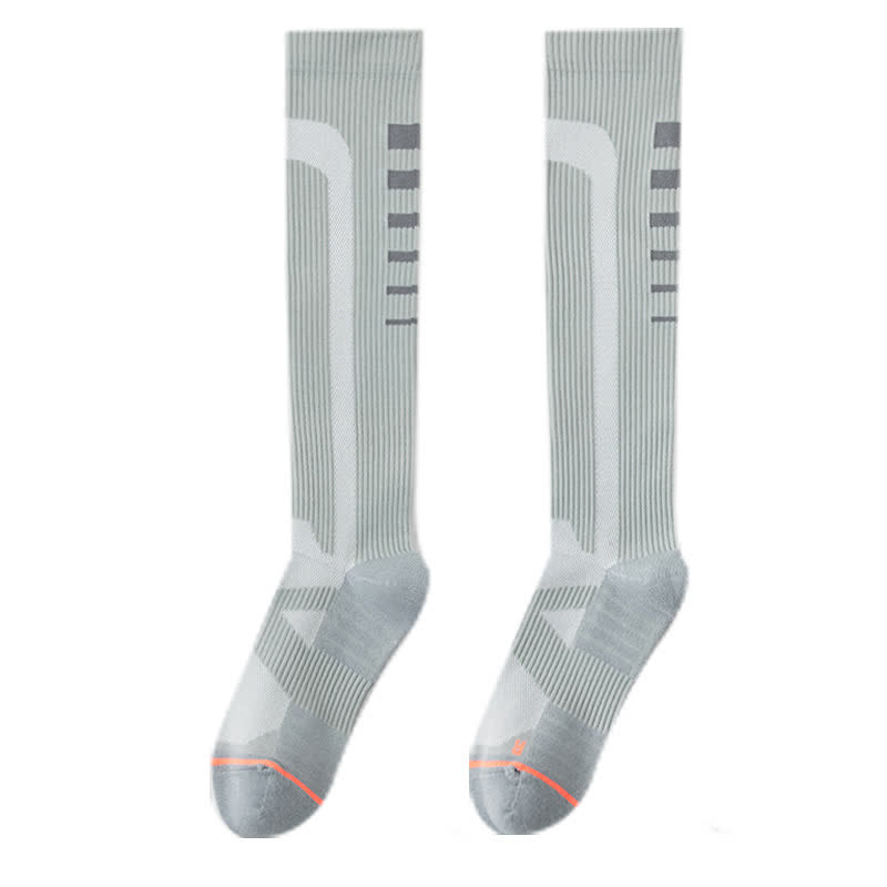 Graphics Print Compression Knee High Socks(6 Pairs)