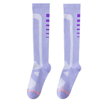 Graphics Print Compression Knee High Socks(6 Pairs)