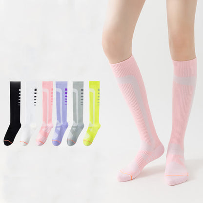 Graphics Print Compression Knee High Socks(6 Pairs)