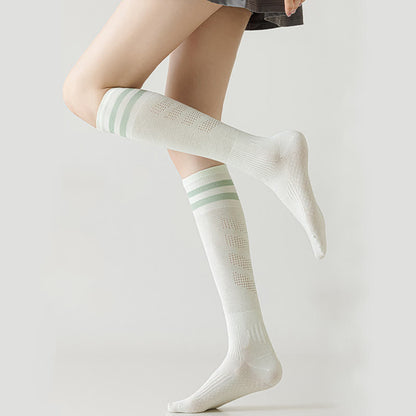 Striped Breathable Compression Knee High Socks(5 Pairs)