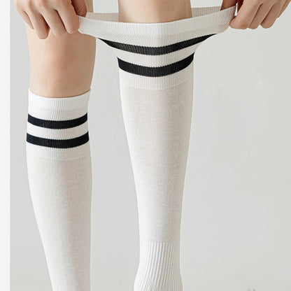 Striped Breathable Compression Knee High Socks(5 Pairs)