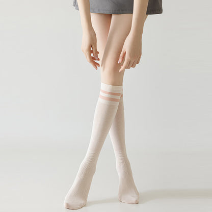 Striped Breathable Compression Knee High Socks(5 Pairs)