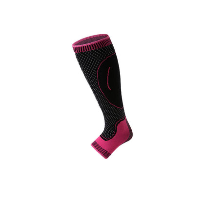Anti-slip Sports Compression Calf Sleeves - Pink - XL - image 9