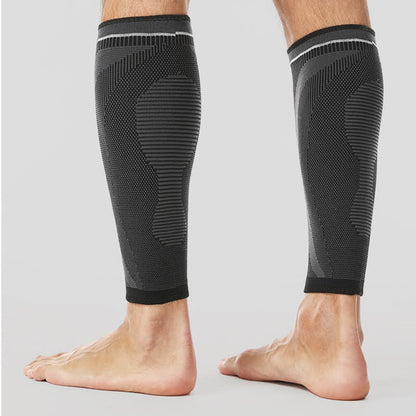 Elastic Knitted Sports Compression Calf Sleeves - image 5