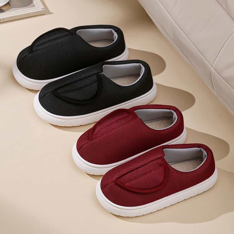 Wide Opening Mesh Slip-On Slippers - image 3
