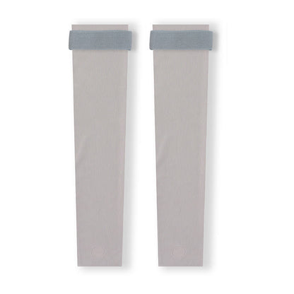 Lightweight Seamless Stirrup Leg Sleeves with Strap - Grey - XL - image 6